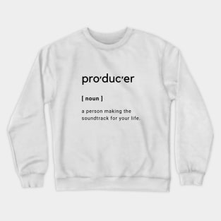 Producer Definition BLK Crewneck Sweatshirt